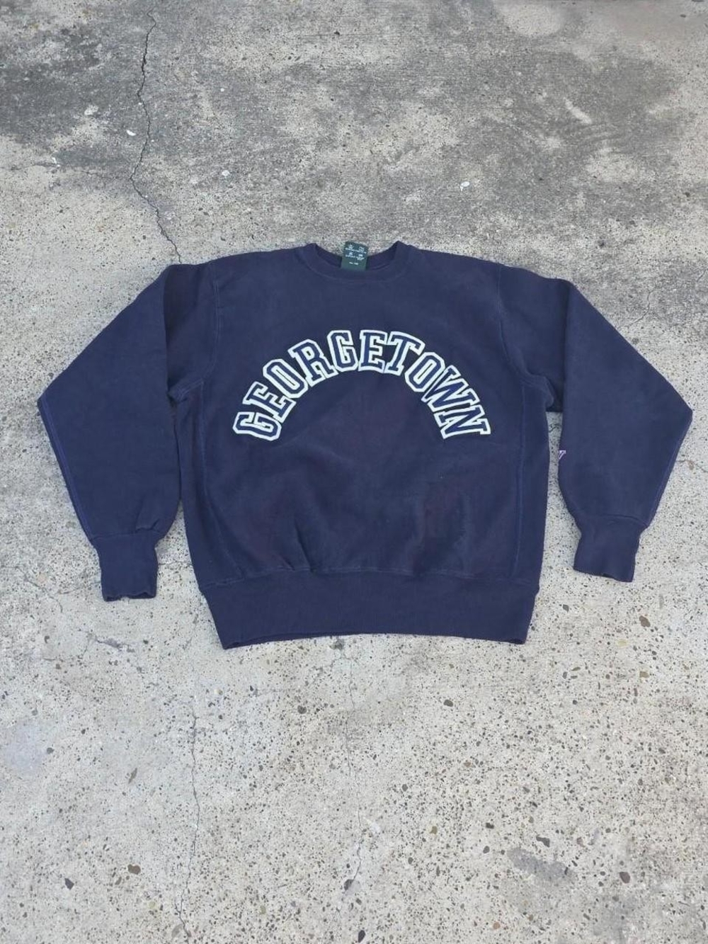 Vintage 90s Georgetown Crewneck Sweatshirt Men's Size Large USA Made